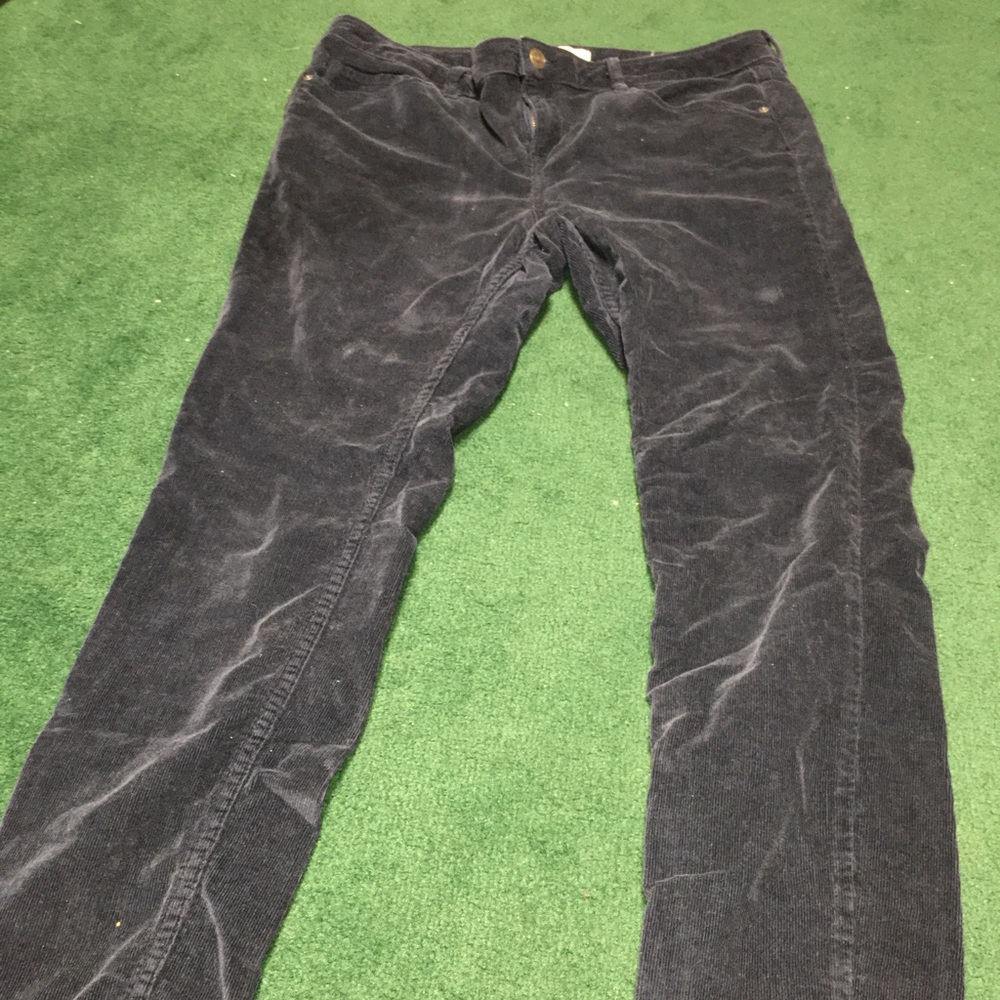 Dark navy corduroy pants